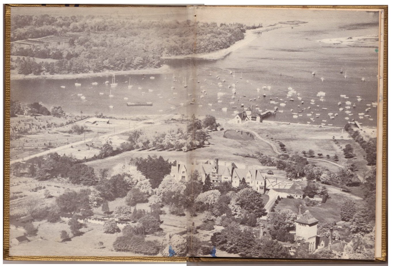 Coindre hall from the sky